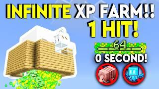 BEST INFINITE XP FARM in Minecraft Bedrock, MCPE, Consoles 1.21!