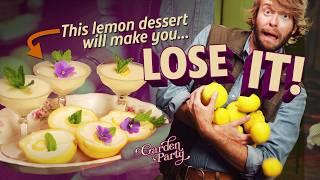  3 Ingredient Medieval Dessert - Lemon Possets | Garden Party with Trace Barnett