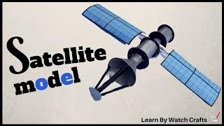 Make a Satellite Model at your home (DIY) | Learn By Watch Crafts