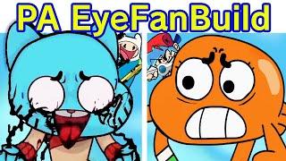 Friday Night Funkin' VS P:A EyeFanBuild | Finn Gumball & Jake (FNF/Mod) (Pibby Apocalypse Fan Build)