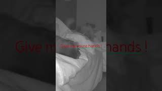 terrifying cctv footage ! demon messes with me while i sleep ! #evp #hauntedhouse