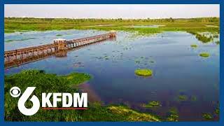 KFDM's eye in the sky: Cattail Marsh in Beaumont, TX