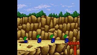 Lemmings (SNES) full playthrough