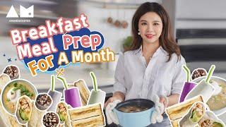 3分钟吃上早餐，绝不浪费懒觉时间！ breakfast mealprep, 5 recipes for a month丨曼食慢语