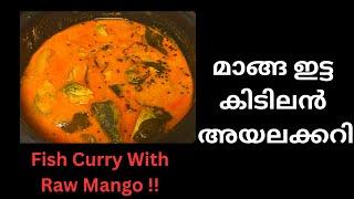 എളുപ്പത്തിൽ ഒരു തേങ്ങ അരച്ച അയല മാങ്ങ കറി | Fish Mango Curry | Mahe kitchen