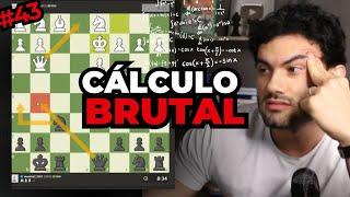 APRENDA a CALCULAR de forma SIMPLES e OBJETIVA no xadrez online! SpeedRun!! | 10 minutos #42