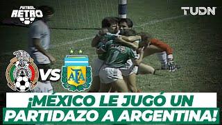 Futbol Retro: El día que el 'Vasco' Aguirre le anotó a Argentina | Mexico vs Argentina - 1985 | TUDN