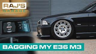 BMW E36 M3 Air Lift Performance install | Raj's Garage EP25