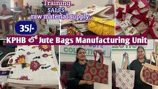 Jute bags manufacturing all types of bags how to stitch jute bags training