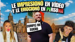 ESPAÑOL SE EMOCIONÓ al VISITAR *POR PRIMERA VEZ* el ZÓCALO de MÉXICO  *le IMPACTÓ*