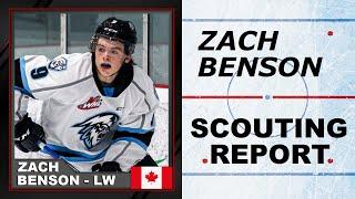 ZACH BENSON Highlights 2023 NHL Draft Prospect