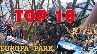 DAS sind die BESTEN ATTRAKTIONEN im Europa Park | TOP 10 | RANKING