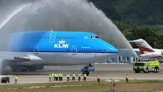 Last ever 747 takeoff from St Maarten