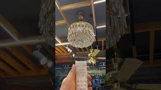 Crystal Chandelier Ceiling Fan With ABS Blades & Remote [Modern Unique Fancy Ceiling Fans] 