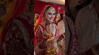 Beautiful bride #artisingh enters with all her grace #shorts #wedding