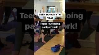 ️TEEN YOGA - MYTH No. 2️⃣ #teenhealth #yoga #yogateachertraining