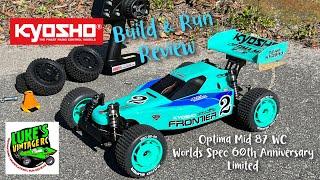 KYOSHO OPTIMA MID 87 WC WORLDS SPEC PROTOTYPE BUILD AND RUN