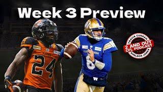 2025 @cfl Week 3 Preview: Zach Collaros returns to the Blue Bombers, will Nathan Rourke play?