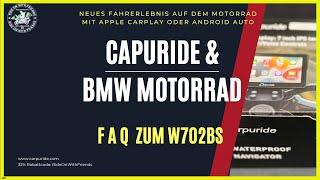 Carpuride W 702 BS und BMW Motorrad | Die Antworten zu den wichtigsten Fragen | Teil 1