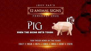 2023 Animal Signs Forecast: Pig [Joey Yap]