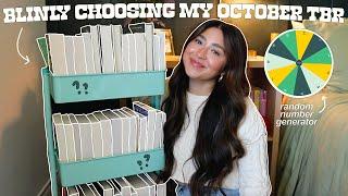 BLINDLY choosing my OCTOBER TBR 