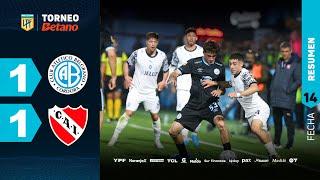 BELGRANO 1 - 1 INDEPENDIENTE I Resumen del partido | #TorneoBetano 2024