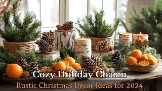 Rustic Christmas Decor Ideas for 2024: A Cozy Holiday Charm