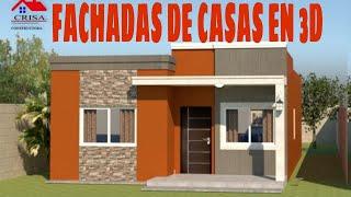 FACHADAS DE CASAS SENCILLAS MODERNAS Y ECONÓMICAS