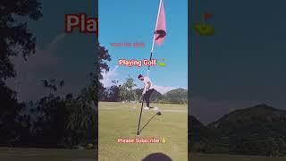 Playing Golf  2024 / #fyp #viralshorts # DB Official #db nepal 