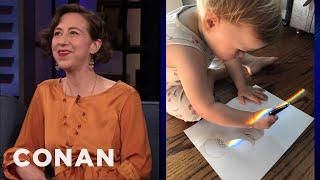 Kristen Schaal's Daughter Is Not A Kristen Schaal Fan | CONAN on TBS