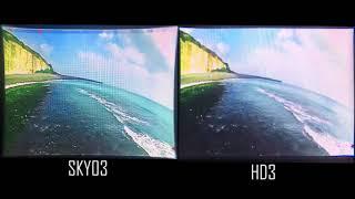 Skyzone SKY03 vs. Fatshark HD3 FPV Goggles Screen Display Comparison