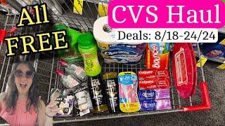 CVS Haul - Scored $95 of products FOR FREE! Easy Money Maker Deals! 8/18-24/24