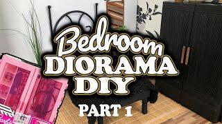 One Sixth Scale Apartment Bedroom DIORAMA DIY Part 1