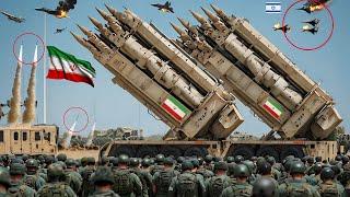 1 minute ago! 15,000 Iranian al-fattah rockets destroy Israeli IDF base