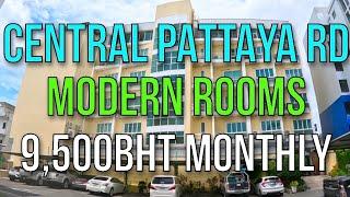 GREAT LOCATION CENTRAL PATTAYA ROAD MODERN APARTMENT ROOMS REVIEW - The Icon Place 9,500BHT Monthly