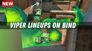 Unforgettable Viper Lineups on BIND (NEW) | VALORANT