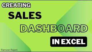 Creating Sales Dashboard in Microsoft Excel