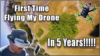 First Time Flying My Drone In 5 YEARS!!!!