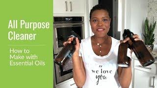 How to Make All Purpose Cleaner with Essential Oils