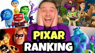 Every Pixar Movie Ranked (w/ Inside Out 2)