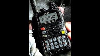 Yaesu VX-6 transceiver submersibility test