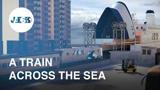 A TRAIN ACROSS THE SEA - One of the coolest experiences in transportation