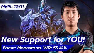 Elmisho NEW META LUNA SUPPORT Pos 4 | Dota 2 Pro Gameplay