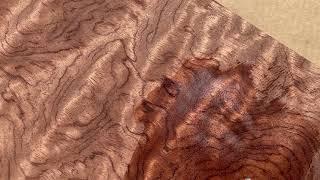 Waterfall Bubinga Wood Veneer Sheet