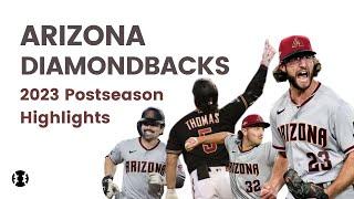 Underdogs to the World Series: Arizona Diamondbacks 2023 Postseason Highlights