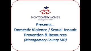 Montgomery Women: Domestic Violence/Sexual Assault Prevention Program (2020_0429)