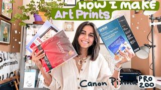 Fine Art Papers for Canon Pixma PRO 200 * Making Art Prints at home - Papers for Greeting Cards