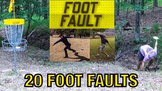 20 PROFESSIONAL DISC GOLF FOOT FAULTS Which of these would you call out? Which would you let slide?