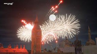 London New Year Fireworks Live 2012 - Olympic Celebration - recreated (remastered)