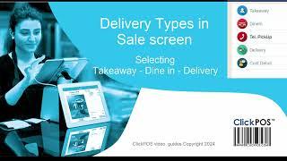 ClickPOS Delivery Types